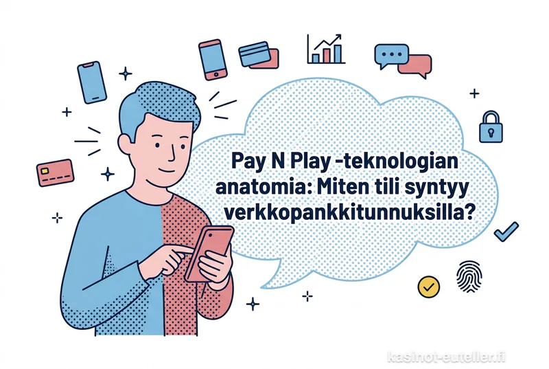 Pay N Play -teknologian anatomia: Miten tili syntyy verkkopankkitunnuksilla?