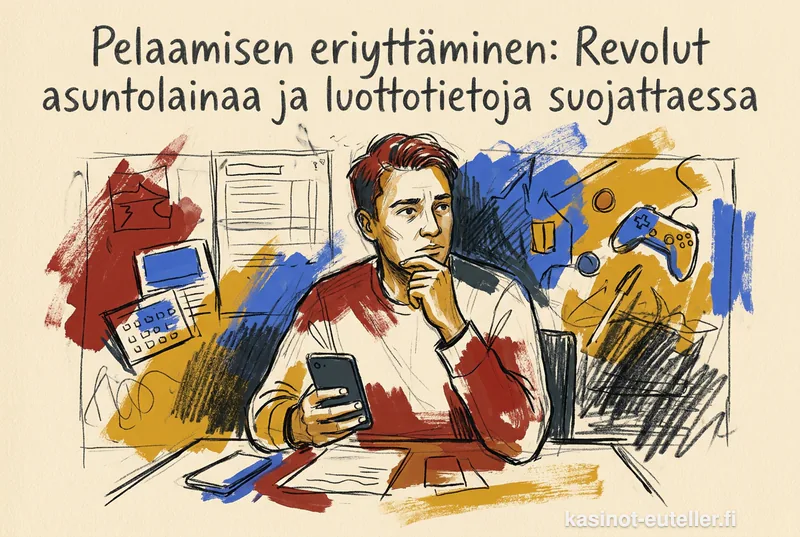 Pelaamisen eriyttäminen: Revolut asuntolainaa ja luottotietoja suojattaessa